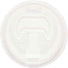 DART - Optima Reclosable Lid, 12-24 oz Foam Cups, 100/Bag, 10 Bags/Carton - White - Exact Tooling