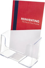 Deflect-o - 6-1/4" Wide x 3-3/4" Deep x 7-3/4" High, 1 Compartment, Polystyrene Wall File - Clear, 9-1/2" Compartment Width x 3-3/4" Compartment Depth x 11" Compartment Height - Exact Tooling