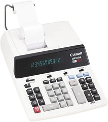 Canon - Fluorescent Printing Calculator - White, AC Powered, 12.2" Long x 9" Wide - Exact Tooling
