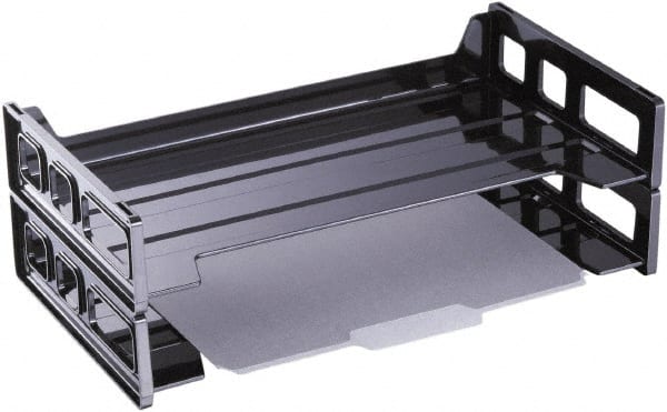 UNIVERSAL - Black Document Organizer - Plastic - Exact Tooling