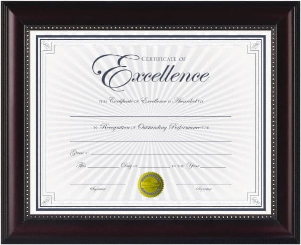 Dax - Rosewood Document Holders-Certificate/Document - 11" High x 8-1/2" Wide - Exact Tooling