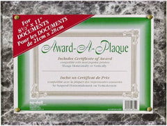 Nudell - Black Marble Document Holders-Certificate/Document - 11" High x 8-1/2" Wide - Exact Tooling