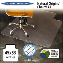 ES Robbins - 53" Long x 45" Wide, Chair Mat - Rectangular, Straight Edge Style - Exact Tooling