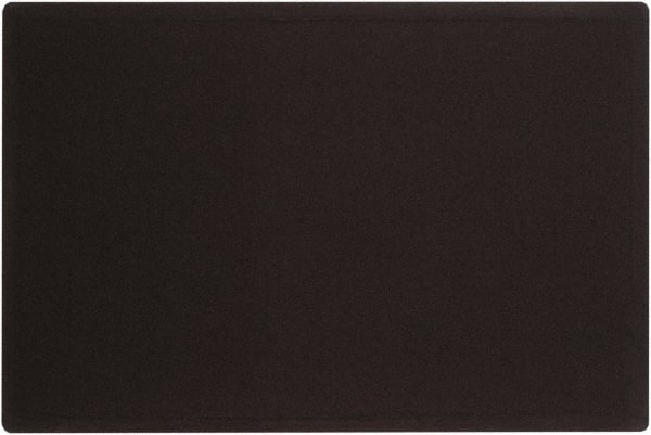 Quartet - 36" Wide x 24" High Cork Bulletin Board - Fabric, Black - Exact Tooling