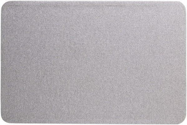Quartet - 36" Wide x 24" High Cork Bulletin Board - Fabric, Gray - Exact Tooling