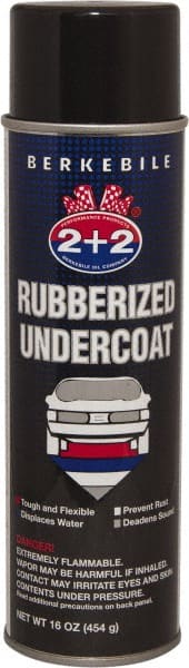 Berkebile - 16 oz Black Automotive Rubberized Coating - Comes in Aerosol Can - Exact Tooling