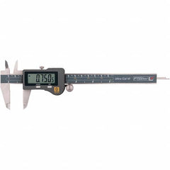 Fowler - 0 to 6" Range, 0.01mm Resolution, IP67 Electronic Caliper - Exact Tooling
