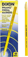 DIXON - Yellow China Marker - Soft Crayon Tip, Wax - Exact Tooling