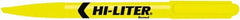 HiLiter - Fluorescent Yellow Highlighter - Chisel Tip, AP Nontoxic Ink - Exact Tooling