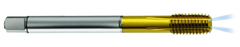 M8 x 1.25 Dia. - 6HX - 5 FL - PM Cobalt Semi-Bott Tap-TiCN-Coolant-Thru-FORM-C - Exact Tooling