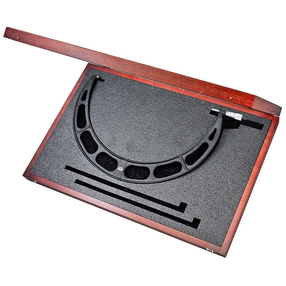 Starrett - Mechanical Outside Micrometers; Minimum Measurement (mm): 475.00 ; Maximum Measurement (mm): 500.00 ; Graduation (mm): 0.01 ; Features: Starrett Satin Chrome Finish - No Glare - Exact Tooling
