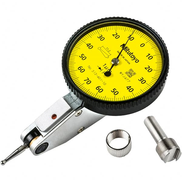 Mitutoyo - Dial Test Indicators Maximum Measurement (mm): 0.14 Dial Graduation (mm): 0.0010 - Exact Tooling
