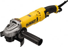 DeWALT - 4-1/2 & 5" Wheel Diam, 11,000 RPM, Corded Angle & Disc Grinder - 5/8-11 Spindle - Exact Tooling