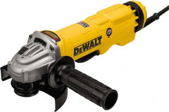 DeWALT - 4-1/2 & 5" Wheel Diam, 11,000 RPM, Corded Angle & Disc Grinder - 5/8-11 Spindle - Exact Tooling