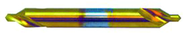 #5 x 4 OAL 60° HSS Combined Drill & Countersink-TiN Coated - Exact Tooling