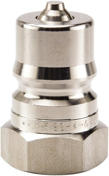 Parker - 3/4-16 SAE ORB 316 Stainless Steel Hydraulic Hose Female Straight Thread Nipple - 1,500 psi, 6 GPM, Series 60 - Exact Tooling