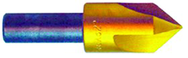 5/8 82° 3 Flute High Speed Steel Countersink-TiN - Exact Tooling