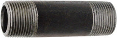 Value Collection - Schedule 160, 3" Diam x 4" Long Black Pipe Nipple - Threaded - Exact Tooling