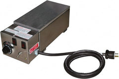 Valad Electric Heating - 14" Long x 8 Wide x 6" High, 110/220 Volt Hot Plate - 100 to 550°F, 1 Burner, Aluminum Plate, 1500 Watt, 13 Amps, 304 Stainless Steel Base - Exact Tooling