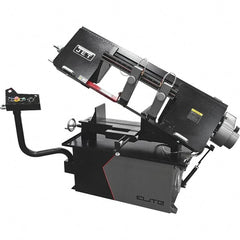 Jet - 10 x 18" Max Capacity, Manual Variable Speed Pulley Horizontal Bandsaw - 50 to 275 SFPM Blade Speed, 230 Volts, 1 Phase - Exact Tooling