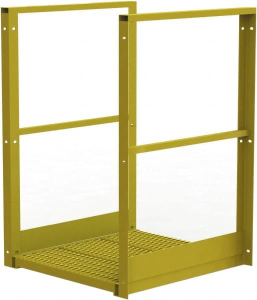 TRI-ARC - 44" Bridge Span - Crossover, 1,000 Lb Capacity, 44" Platform Height, 30" Base Width x 30" Base Depth, Perforated Tread - Exact Tooling