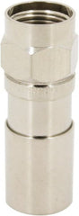 Ideal - Straight, RTQ Compression Coaxial Connector - Compatible with RG6 - Exact Tooling