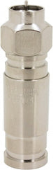 Ideal - Straight, F Type Compression Coaxial Connector - Compatible with RG11 - Exact Tooling