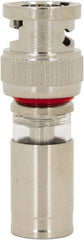 Ideal - Straight, BNC Compression Coaxial Connector - Compatible with RG59, Brass Body - Exact Tooling