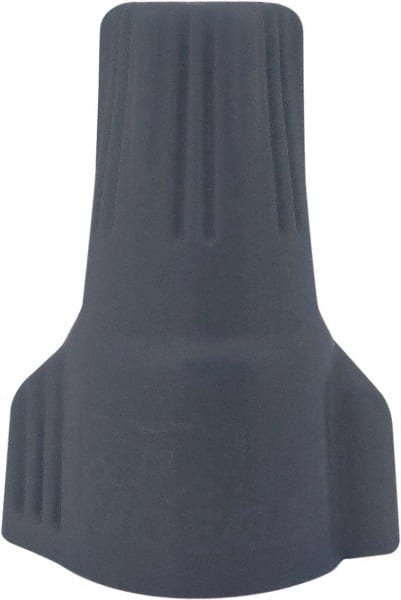 Ideal - 2, 20 to 2, 14 AWG, 600 Volt, Weatherproof, Wing Twist on Wire Connector - Gray & Orange, 221°F - Exact Tooling