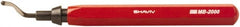 Shaviv - 1 Piece High Speed Steel Blade Hand Deburring Tool Set - E100 Blades, For Hole Edge, Straight Edge - Exact Tooling