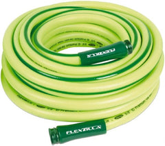 Legacy - 75' Long Garden Hose - 5/8" Diam, 3/4" GHT, Hybrid Polymer, 150 psi, All Season, Green - Exact Tooling