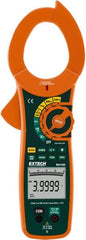 Extech - MA1500, CAT IV, Digital True RMS Auto Ranging Clamp Meter with 2" Clamp On Jaws - 750 VAC, 1000 VDC, 1500 AC/DC Amps, Measures Voltage, Capacitance, Current, Frequency, Resistance - Exact Tooling