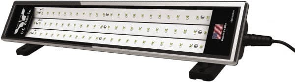O.C. White - 24 VDC, 36 Watt, Linear Machine Light - Direct Mount, Magnetic Mount, 12 Ft. Cord, IP67, 19 Inch Tube, Integrated Ballast, Black - Exact Tooling