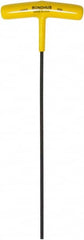 Bondhus - 9/64" Hex, T-Handle Cushion Grip, Hex Key - 9" OAL, Protanium High Torque Steel, Inch System of Measurement - Exact Tooling