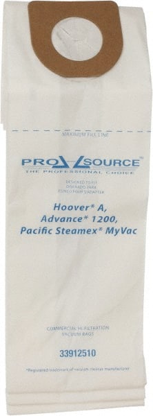 PRO-SOURCE - Meltblown Polypropylene & Paper Vacuum Bag - For Hoover A, Advance 1200 Vac & Pacific Steam MyVac - Exact Tooling