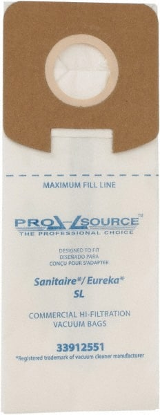 PRO-SOURCE - Meltblown Polypropylene & Paper Vacuum Bag - For Eureka Sanitaire Lightweights S782 & SC785 - Exact Tooling