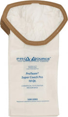PRO-SOURCE - 2.5 Gal Meltblown Polypropylene & Paper Vacuum Bag - For ProTeam Super Coach Pro 6, GoFree Pro & ProVac FS 6 Qt Backpacks - Exact Tooling
