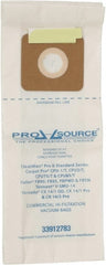 PRO-SOURCE - Meltblown Polypropylene & Paper Vacuum Bag - For CleanMax Standard and Pro-Series, Tennant V-SMU-14, Tornado CK 14/1 QD, CK 14/1 Pro & CK 14/2 Pro, Carpet Pro CPU1/T, CPU2/T, CPU75/T & CPU85/T & Fuller Models FB90, FBP95, FBPHD & FBTM - Exact Tooling