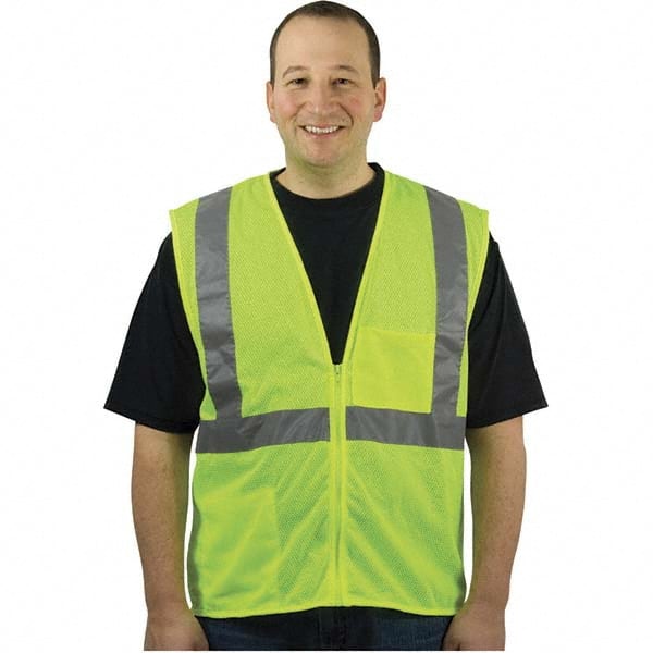 PIP - Size 3XL Yellow Mesh General Purpose High Visibility Vest - Exact Tooling