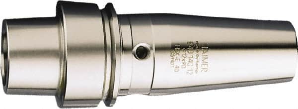 HAIMER - 8mm Hole Diam, HSK40E Taper Shank Shrink Fit Tool Holder & Adapter - 80mm Projection, 21mm Nose Diam, 36mm Clamping Depth, 25,000 RPM - Exact Tooling