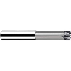 Fraisa - 10mm Diam Solid Carbide Single End 4 Flute High-Feed End Mill - Exact Tooling