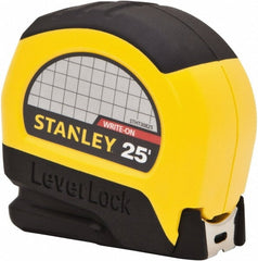 Stanley - 25' x 1" Tape Measure - 1/16" Graduation - Exact Tooling