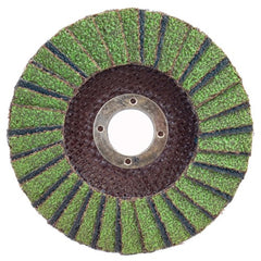 5″ × 1/4″ × 7/8″ Neon R766 Flap Disc Type 27 Flat 36 Grit - Exact Tooling
