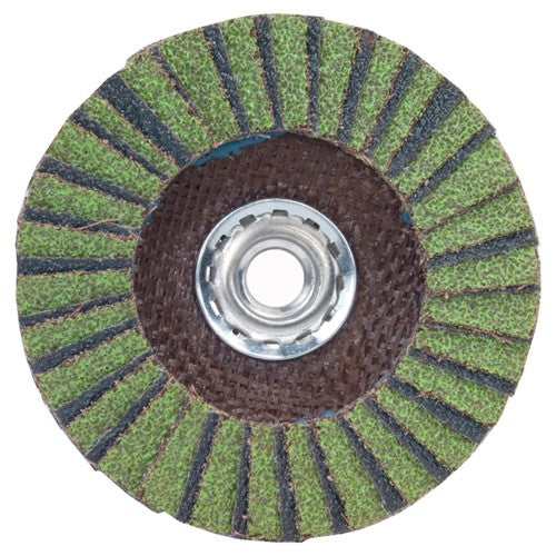 ‎6″ × 1/4″ × 5/8″-11 Neon R766 Flap Disc Type 27 Flat 40 Grit - Exact Tooling
