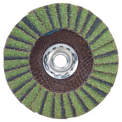 ‎6″ × 1/4″ × 5/8″-11 Neon R766 Flap Disc Type 27 Flat 40 Grit - Exact Tooling