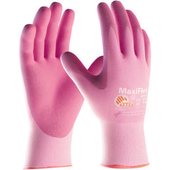 ‎34-8264/S MaxiFlex Seamless Knits - MaxiFlex Active - 15G Pink Nylon/ Lycra Shell - Pink Foam Nitrile - Exact Tooling