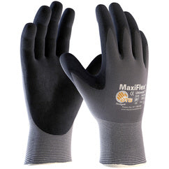 ‎34-874V/L MaxiFlex Seamless Knits - MaxiFlex Ultimate - Gray 15G Nylon Shell - MicroFoam Grip - Vend Pack - Exact Tooling