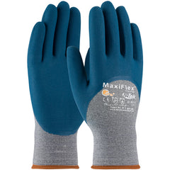 ‎34-9025/L MaxiFlex Seamless Knits - MaxiFlex Comfort - 13G Gry Cotton/ Nylon/Lycra - 3/4 MFoam Nitrile - Exact Tooling