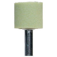 3/4″ × 3/4″ 1/4″ Spindle Quantum Mounted Point A39 80 Grit Ceramic Alumina - Exact Tooling