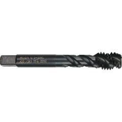 ‎#10 - 32 NF 3-Flute, H2 Semi-Bottoming Series/List # 2091 Spiral Flute Tap - Exact Tooling